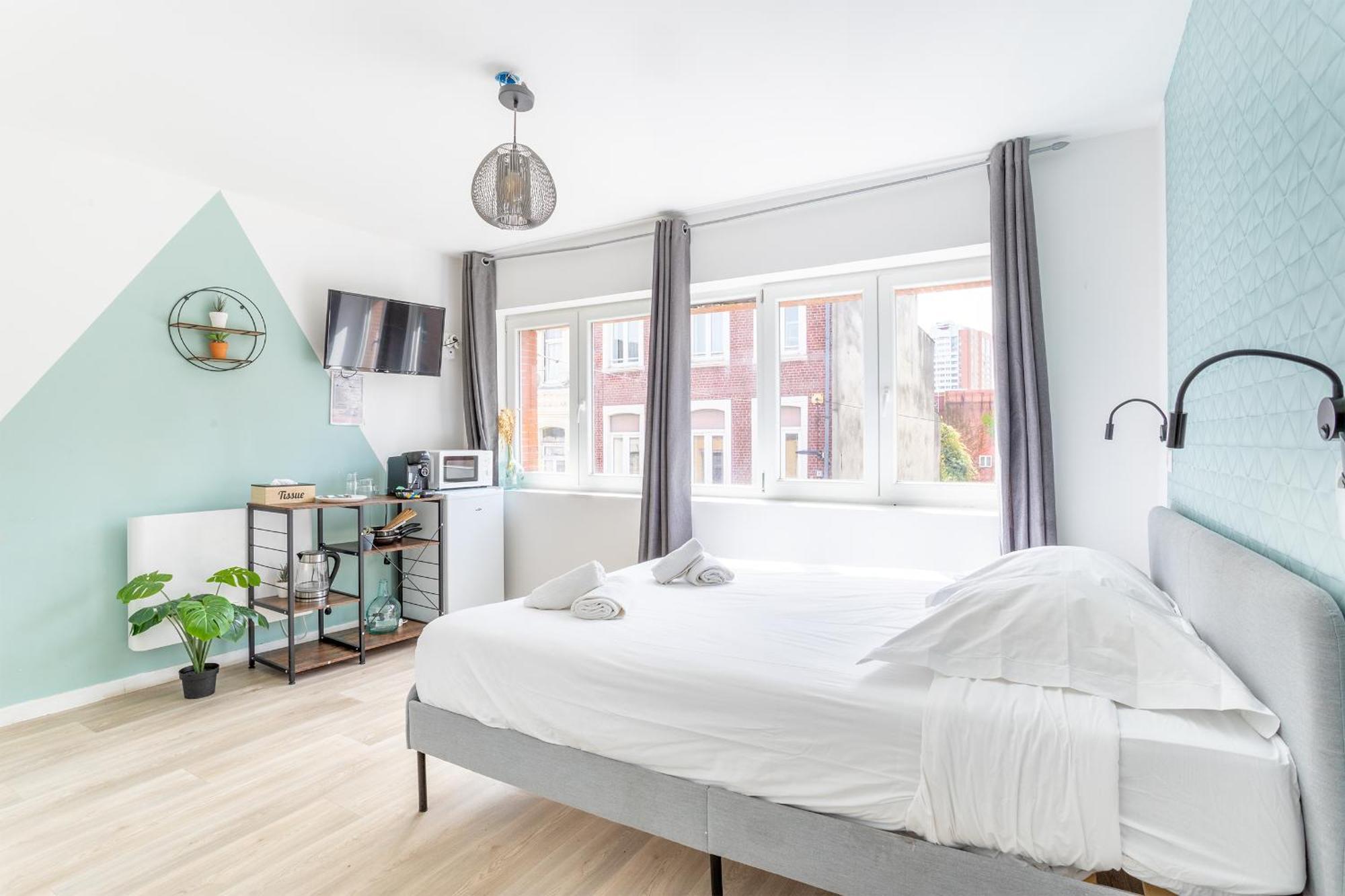 S&K Suite Grande Rue Roubaix - Chambre Spacieuse Et Sdb Privee - Netflix Et Cuisine Экстерьер фото