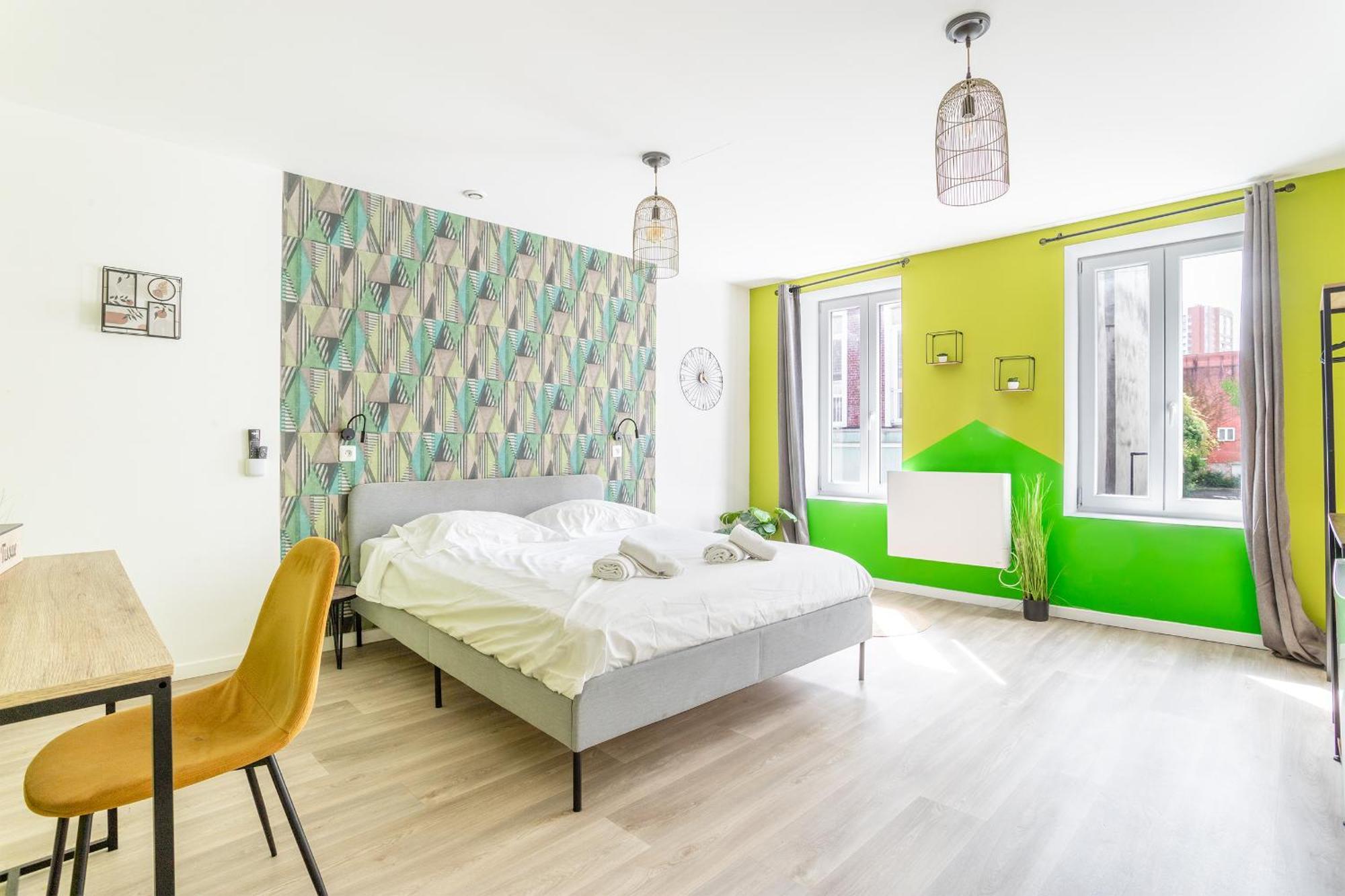S&K Suite Grande Rue Roubaix - Chambre Spacieuse Et Sdb Privee - Netflix Et Cuisine Экстерьер фото
