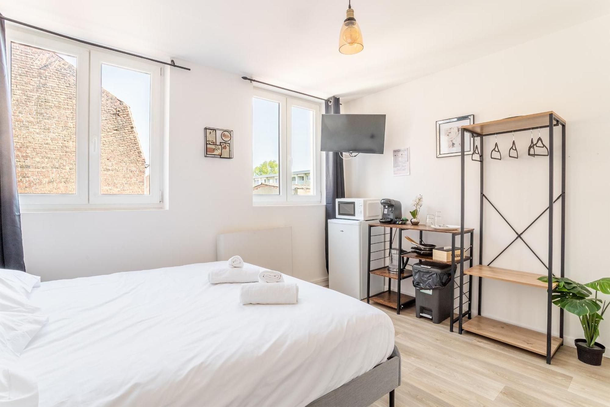 S&K Suite Grande Rue Roubaix - Chambre Spacieuse Et Sdb Privee - Netflix Et Cuisine Экстерьер фото