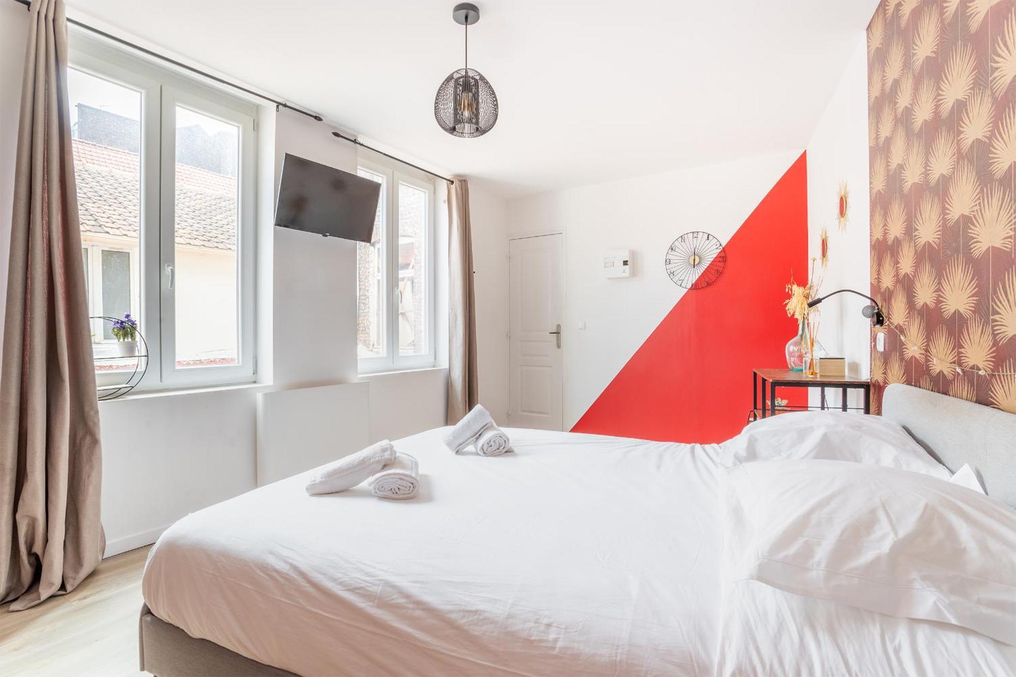 S&K Suite Grande Rue Roubaix - Chambre Spacieuse Et Sdb Privee - Netflix Et Cuisine Экстерьер фото